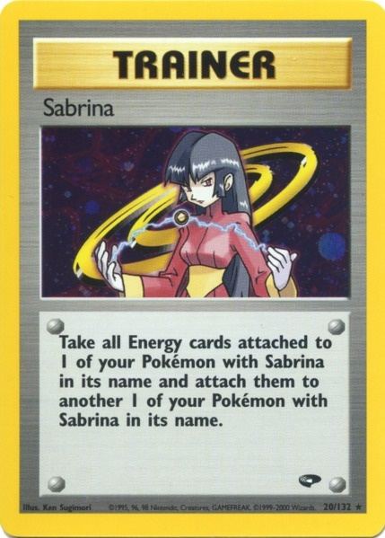 Pokemon | Sabrina (20/132) [Gym Challenge Unlimited] | The Nerd Merchant