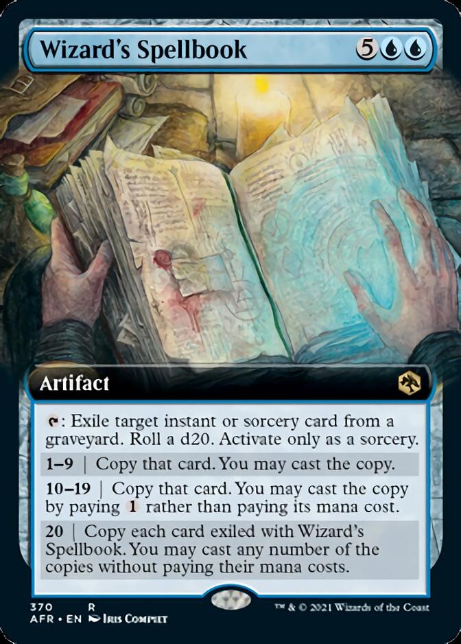 Magic | Wizard's Spellbook (Extended Art) [Dungeons & Dragons: Adventures in the Forgotten Realms] | The Nerd Merchant