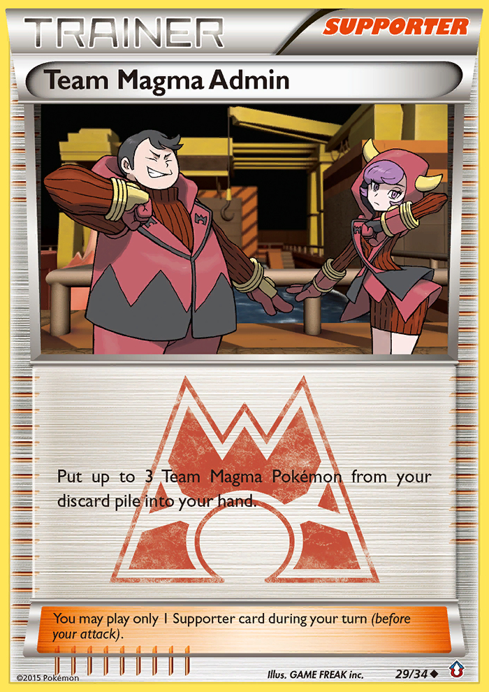 Pokemon | Team Magma Admin (29/34) [XY: Double Crisis] | The Nerd Merchant