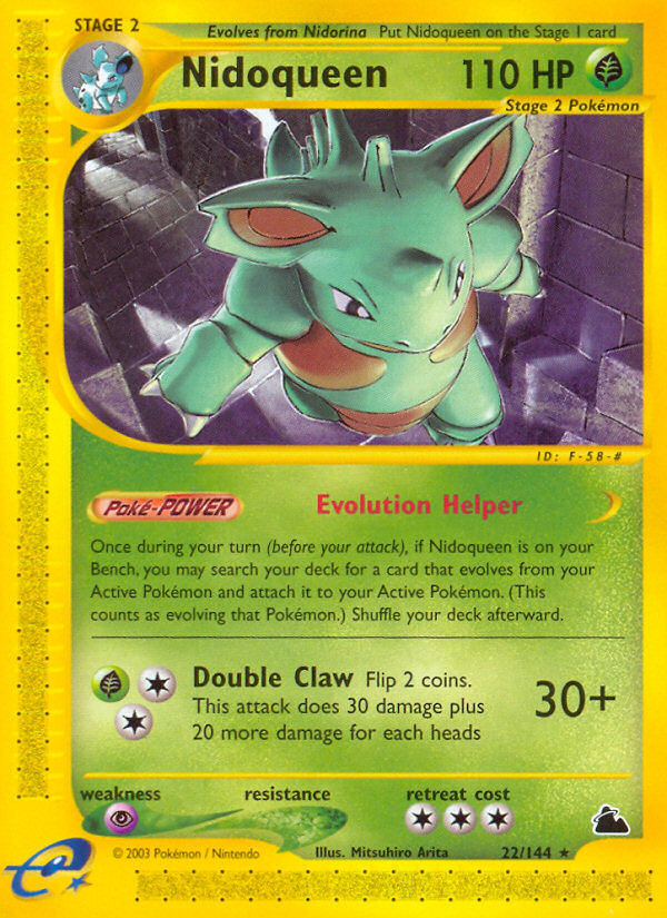 Pokemon | Nidoqueen (22/144) [Skyridge] | The Nerd Merchant