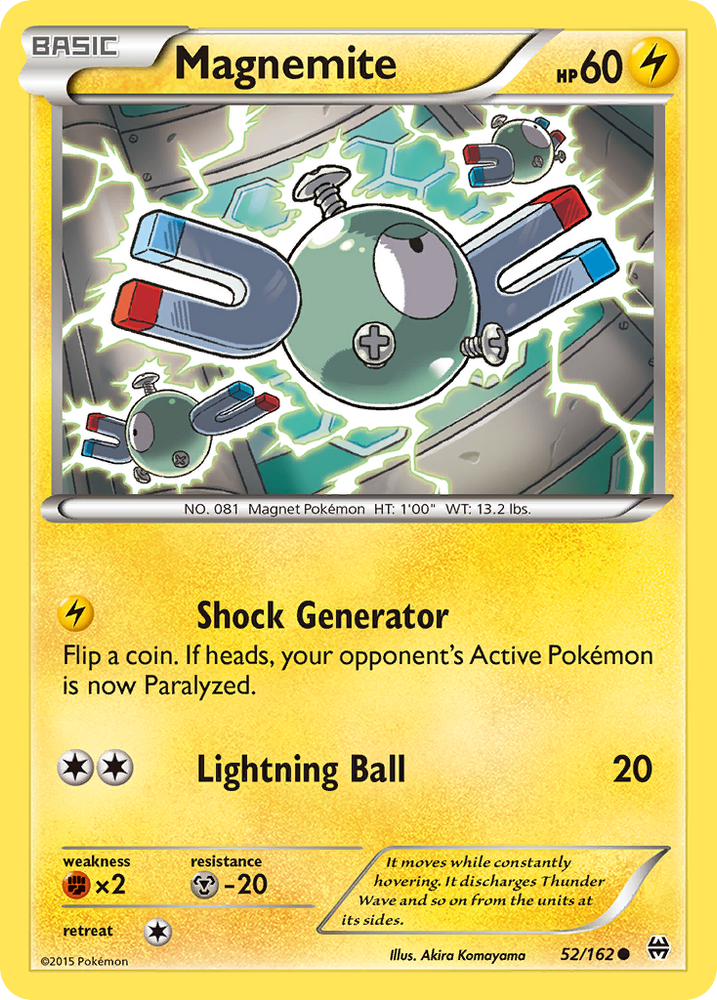 Pokemon | Magnemite (52/162) [XY: BREAKthrough] | The Nerd Merchant