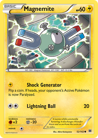 Pokemon | Magnemite (52/162) [XY: BREAKthrough] | The Nerd Merchant