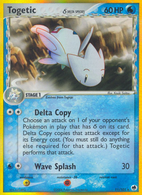 Pokemon | Togetic (11/101) (Delta Species) [EX: Dragon Frontiers] | The Nerd Merchant