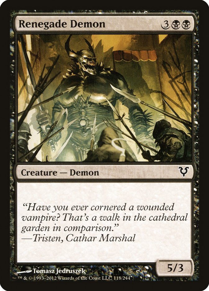 Magic | Renegade Demon [Avacyn Restored] | The Nerd Merchant