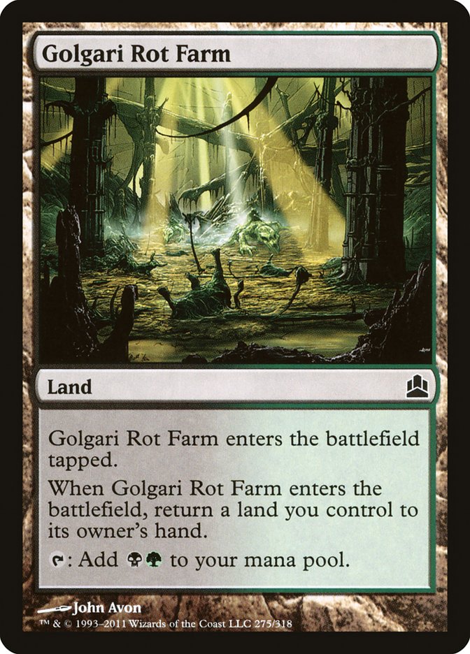 Magic | Golgari Rot Farm [Commander 2011] | The Nerd Merchant