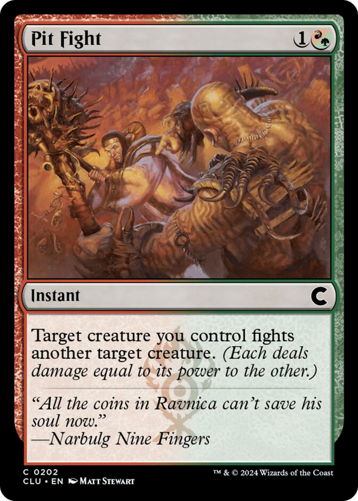 Magic | Pit Fight [Ravnica: Clue Edition] | The Nerd Merchant