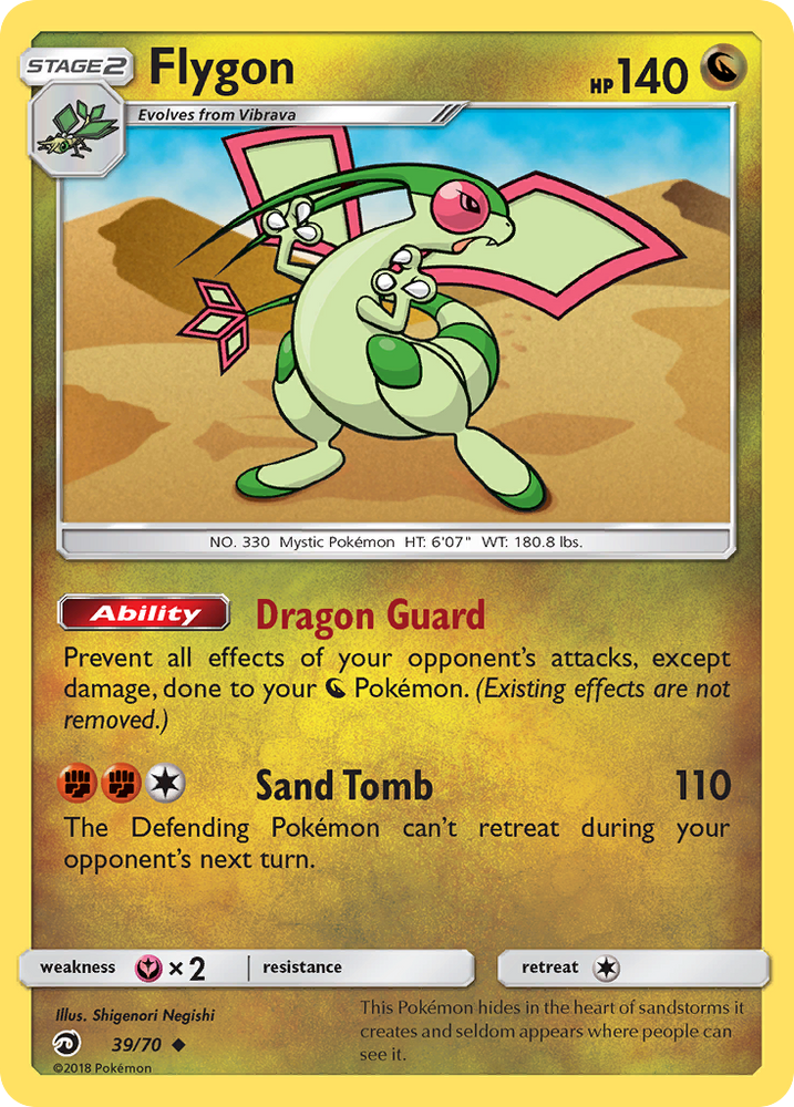 Pokemon | Flygon (39/70) [Sun & Moon: Dragon Majesty] | The Nerd Merchant