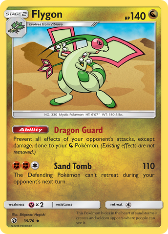 Pokemon | Flygon (39/70) [Sun & Moon: Dragon Majesty] | The Nerd Merchant