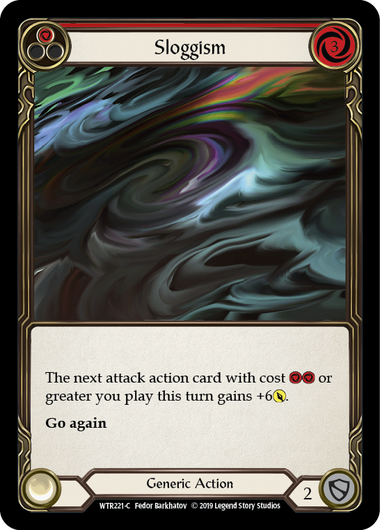 Flesh and Blood TCG | Sloggism (Red) [WTR221-C] (Welcome to Rathe)  Alpha Print Normal | The Nerd Merchant