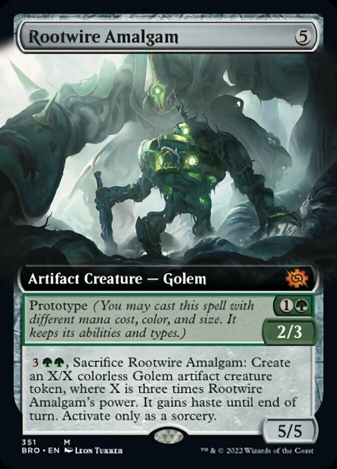Magic | Rootwire Amalgam (Extended Art) [The Brothers' War] | The Nerd Merchant