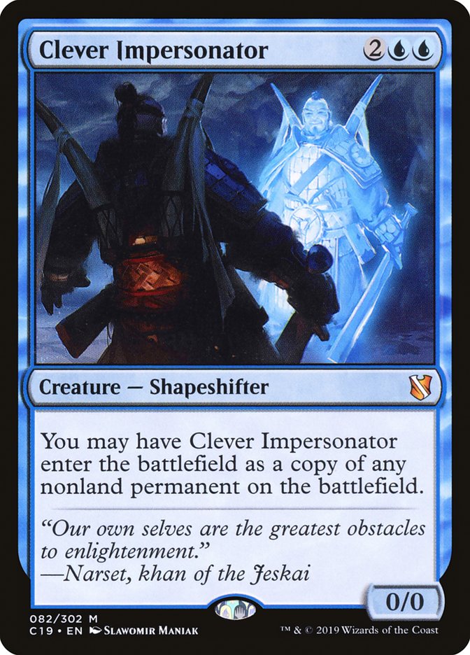 Magic | Clever Impersonator [Commander 2019] | The Nerd Merchant