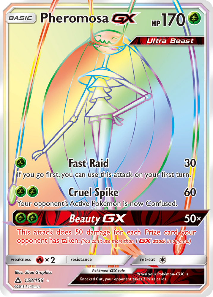 Pokemon | Pheromosa GX (158/156) [Sun & Moon: Ultra Prism] | The Nerd Merchant
