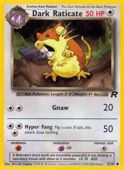 Pokemon | Dark Raticate (51/82) [Team Rocket Unlimited] | The Nerd Merchant