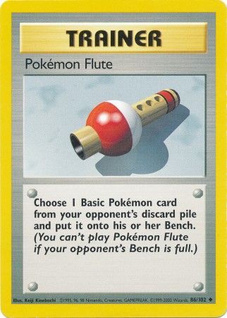 Pokemon | Pokemon Flute (86/102) [Base Set Unlimited] | The Nerd Merchant