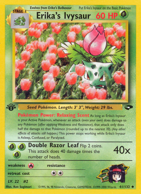 Pokemon | Erika's Ivysaur (41/132) [Gym Challenge 1st Edition] | The Nerd Merchant