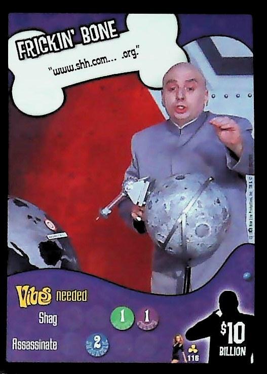 Austin Powers CCG | "www.shh.com... .org" (116/140) | The Nerd Merchant