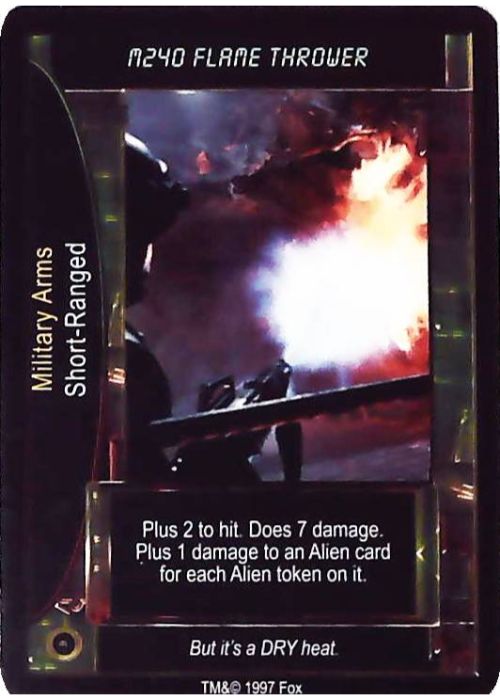 Aliens vs Predator CCG | M240 Flame Thrower - AVP Premiere | The Nerd Merchant