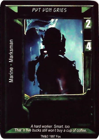 Aliens vs Predator CCG | Pvt Von Gries - AVP Premiere | The Nerd Merchant