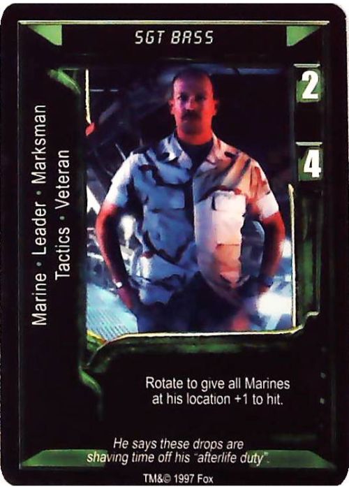 Aliens vs Predator CCG | Sgt Bass - AVP Premiere | The Nerd Merchant