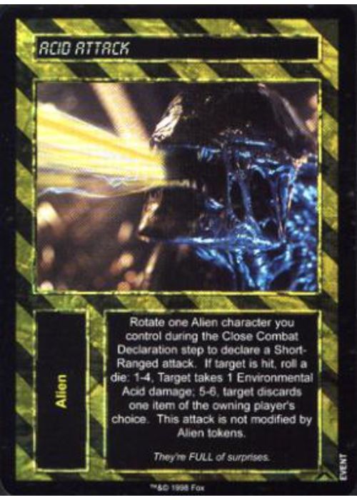 Aliens vs Predator CCG | Acid Attack - AVP Resurrection | The Nerd Merchant