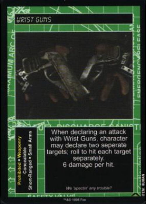 Aliens vs Predator CCG | Wrist Guns - AVP Resurrection | The Nerd Merchant