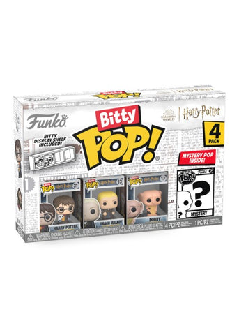 Funko | Bitty Pop - Harry Potter, Draco Malfoy, Dobby - Harry Potter 4-Pack | The Nerd Merchant