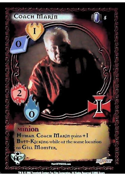 Buffy CCG | Coach Marin - Angel's Curse Unl 5/125 | The Nerd Merchant