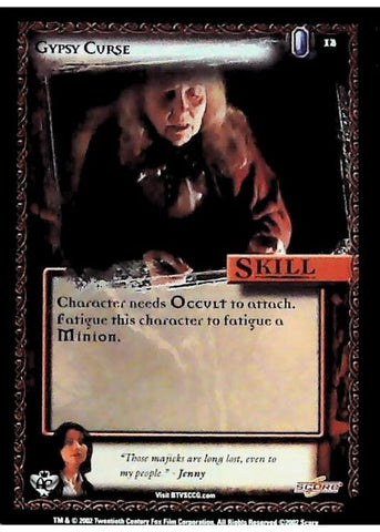 Buffy CCG | Gypsy Curse - Angel's Curse Unl 12/125 | The Nerd Merchant