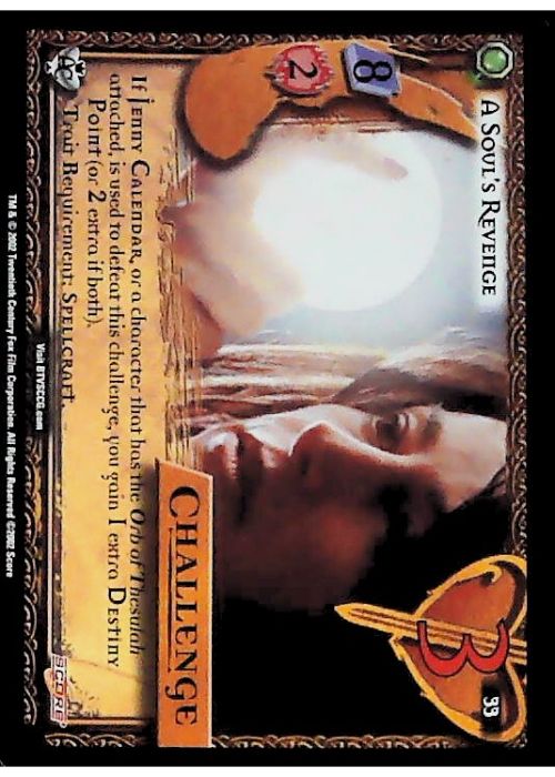 Buffy CCG | A Soul's Revenge - Angel's Curse Unl 33/125 | The Nerd Merchant