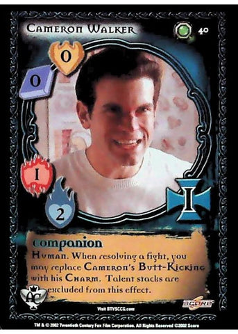 Buffy CCG | Cameron Walker - Angel's Curse Unl 40/125 | The Nerd Merchant