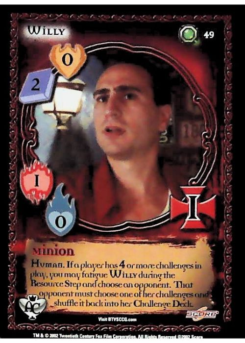 Buffy CCG | Willy - Angel's Curse Unl 49/125 | The Nerd Merchant