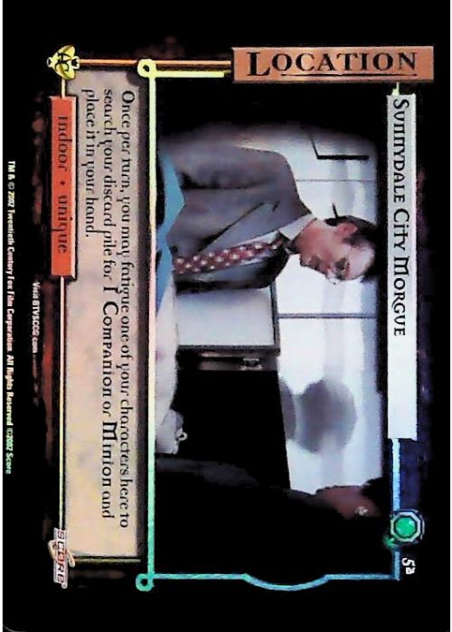 Buffy CCG | Sunnydale City Morgue (Foil) - Angel's Curse Unl 52/125 | The Nerd Merchant