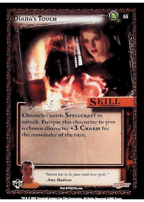 Buffy CCG | Diana's Touch - Angel's Curse Unl 55/125 | The Nerd Merchant