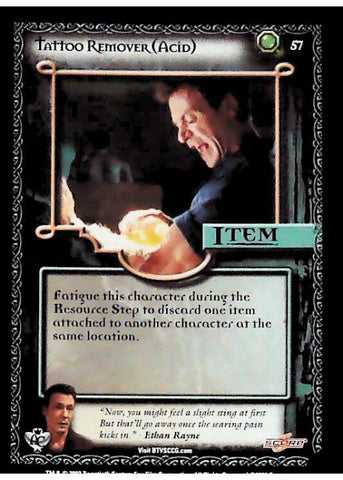 Buffy CCG | Tattoo Remover (Acid) - Angel's Curse Unl 57/125 | The Nerd Merchant