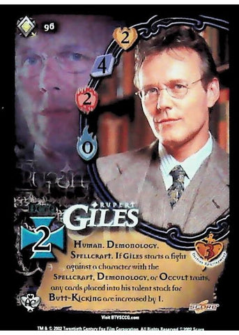 Buffy CCG | Rupert Giles - Angel's Curse Unl 96/125 | The Nerd Merchant