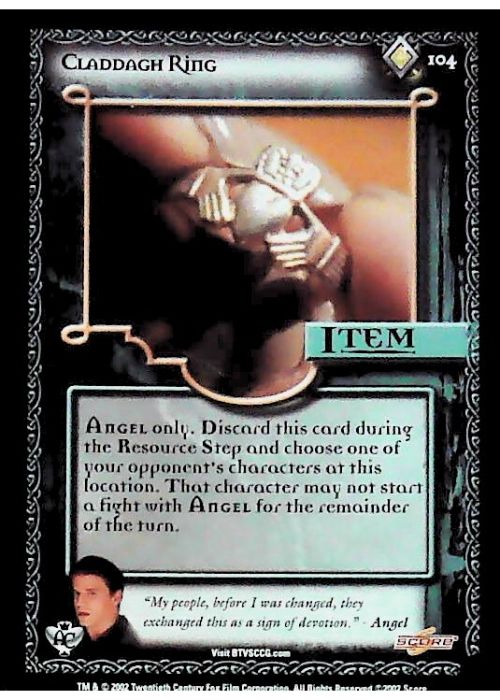 Buffy CCG | Claddagh Ring - Angel's Curse Unl 104/125 | The Nerd Merchant