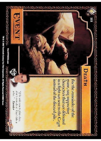 Buffy CCG | Death - Angel's Curse Unl 111/125 | The Nerd Merchant