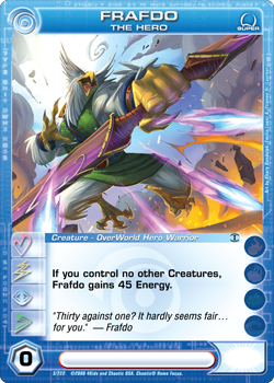 Chaotic CCG | Frafdo, The Hero  (Foil) - Beyond the Doors (#3) | The Nerd Merchant