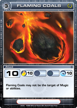 Chaotic CCG | Flaming Coals  (Foil) - Beyond the Doors (#79) | The Nerd Merchant