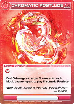Chaotic CCG | Chromatic Postlude  (Foil) - Beyond the Doors (#180) | The Nerd Merchant