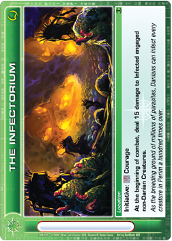 Chaotic CCG | The Infectorium  (Foil) - Beyond the Doors (#208) | The Nerd Merchant