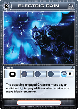 Chaotic CCG | Electric Rain  (Foil) - Rise of the Oligarch (#49) | The Nerd Merchant