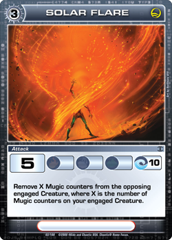 Chaotic CCG | Solar Flare  (Foil) - Rise of the Oligarch (#62) | The Nerd Merchant