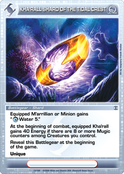 Chaotic CCG | Kha'rall Shard of the Tidal Crest  (Foil) - Rise of the Oligarch (#73) | The Nerd Merchant