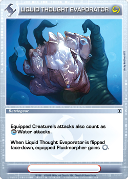 Chaotic CCG | Liquid Thought Evaporator  (Foil) - Rise of the Oligarch (#74) | The Nerd Merchant