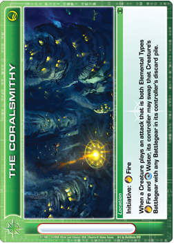 Chaotic CCG | The Coralsmithy  (Foil) - Rise of the Oligarch (#97) | The Nerd Merchant