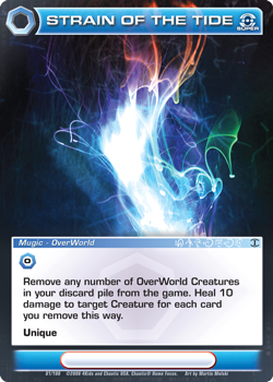 Chaotic CCG | Strain of the Tide  (Foil) - Silent Sands (#81) | The Nerd Merchant