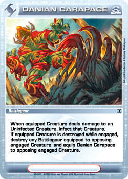 Chaotic CCG | Danian Carapace  (Foil) - Zenith of the Hive (#56) | The Nerd Merchant