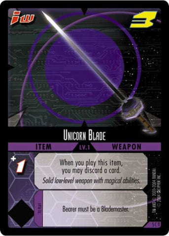 .Hack//Enemy TCG | Unicorn Blade - 5C11 | The Nerd Merchant