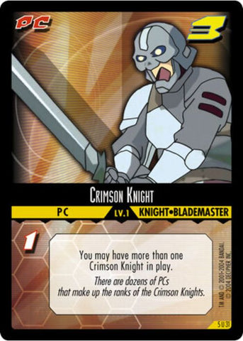 .Hack//Enemy TCG | Crimson Knight - 5U31 | The Nerd Merchant